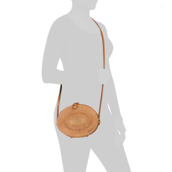 Bags Nwt Oval Rattan Crossbody Bag Poshmark